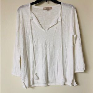 Long Sleeve White Tee